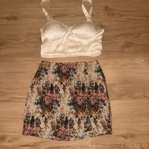 Wild Fable Floral Mini Skirt - Multicolor